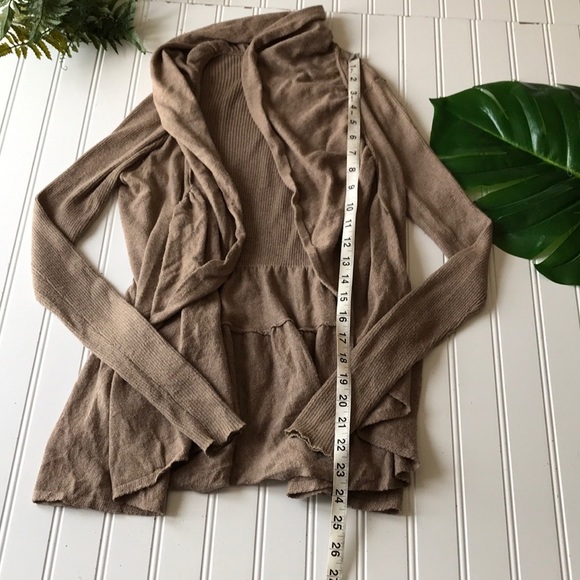 Anthropologie tan brown Guinevere cardigan sweater - Picture 4 of 7